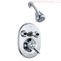 Shower Only Double Handle Faucets, Delta Faucets